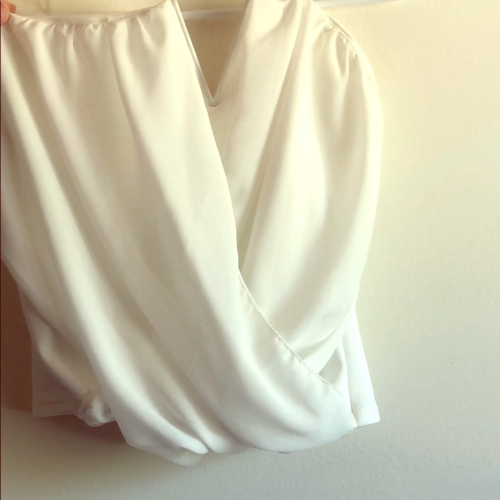 Charlotte Russe halter v neck blouse